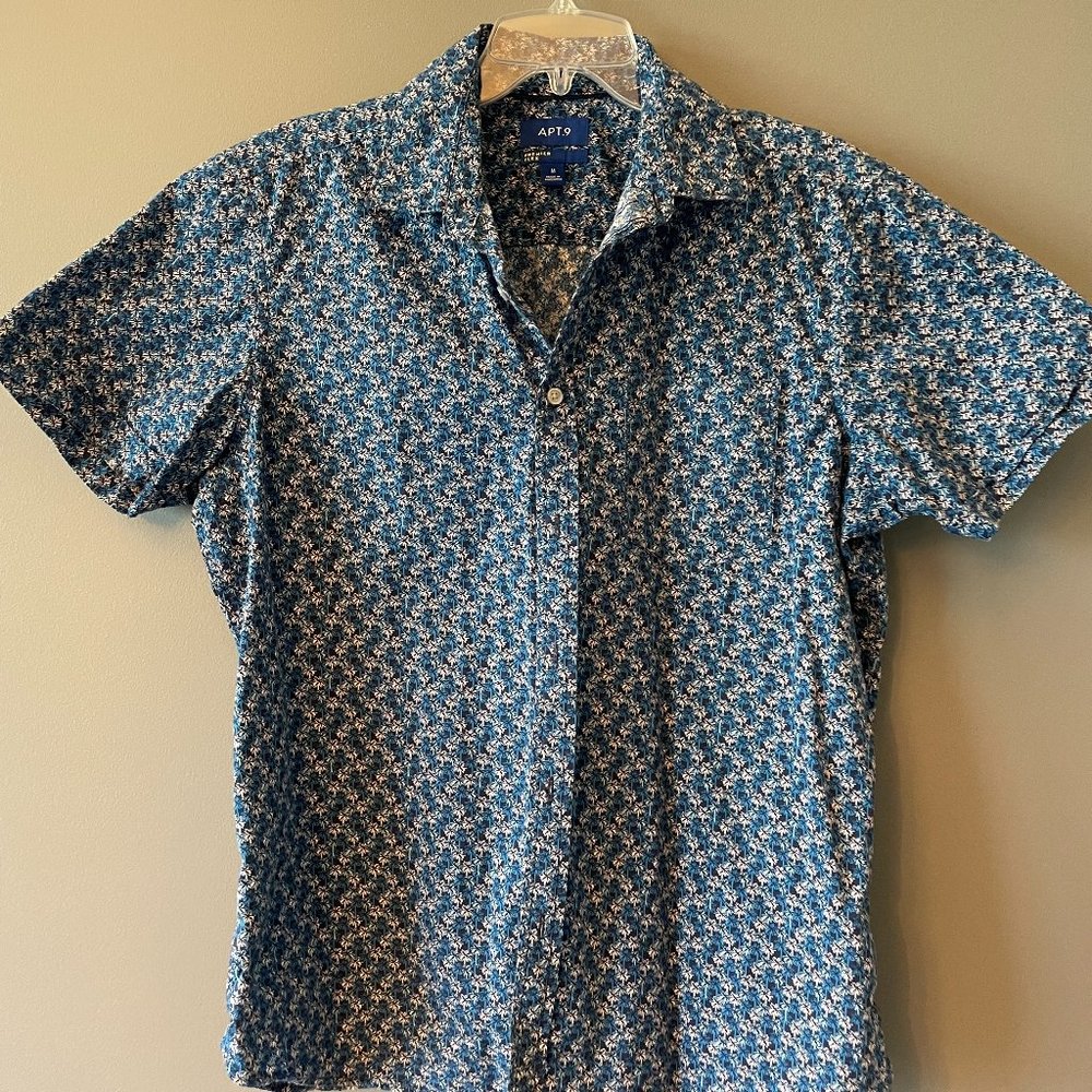 Palm Tree Men's Casual button down shirt